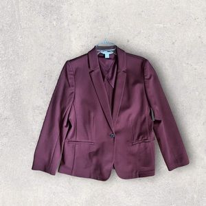 Old Navy Women’s Blazer Burgundy Size L